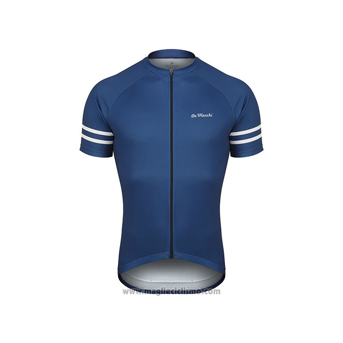 2021 Abbigliamento Ciclismo De Marchi Spento Blu Manica Corta e Salopette